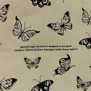 NWOT butterfly tote